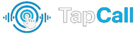 TapCall Transparent Logo Center - Footer